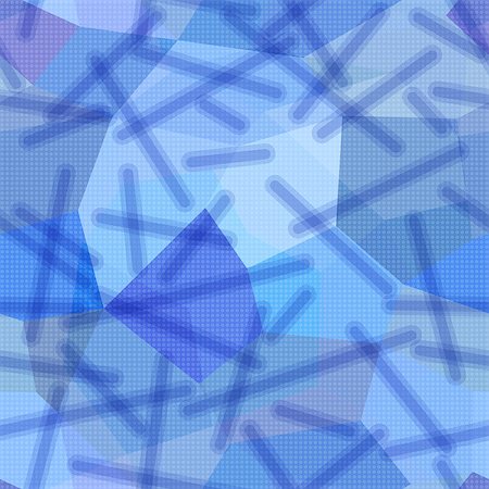 simsearch:400-08752377,k - Abstract Seamless Background with Blue and Violet Colorful Geometrical Figures Stockbilder - Microstock & Abonnement, Bildnummer: 400-08411494