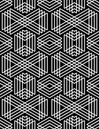 simsearch:400-08652412,k - Seamless geometric pattern. Vector art. Stock Photo - Budget Royalty-Free & Subscription, Code: 400-08411745