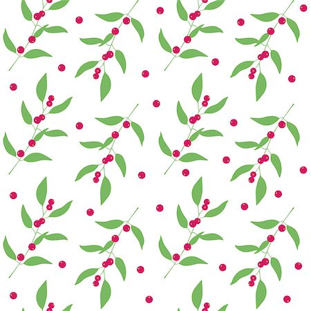 Seamless pattern branches and leaves of camu camu berries . Floral background. Vector illustration Foto de stock - Super Valor sin royalties y Suscripción, Código: 400-08413898