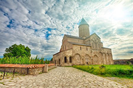 simsearch:400-04747820,k - Alaverdi cathedral in Kakheti region, Georgia Photographie de stock - Aubaine LD & Abonnement, Code: 400-08427426