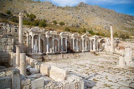 The ancient city of Sagalassos in Turkey Stock Photo - Budget Royalty-Free & Subscription, Code: 400-08429252