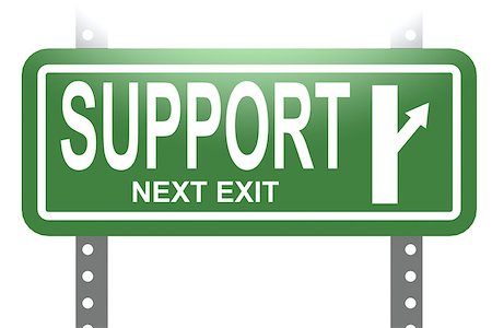 simsearch:400-09097706,k - Support green sign board isolated image with hi-res rendered artwork that could be used for any graphic design. Foto de stock - Super Valor sin royalties y Suscripción, Código: 400-08430131