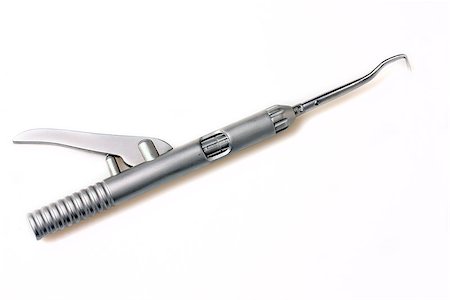 probe - Dental tools isolated Photographie de stock - Aubaine LD & Abonnement, Code: 400-08430237