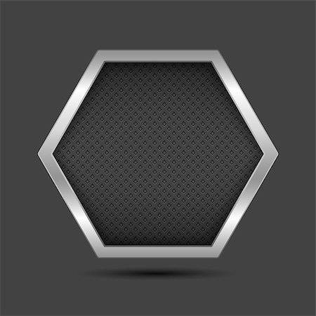 simsearch:400-05749892,k - Metal board shaped as hexahedron, vector eps10 illustration Stock Photo - Budget Royalty-Free & Subscription, Code: 400-08430297