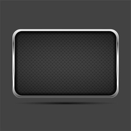 simsearch:400-05749892,k - Metal frame on dark background, vector eps10 illustration Stock Photo - Budget Royalty-Free & Subscription, Code: 400-08430314