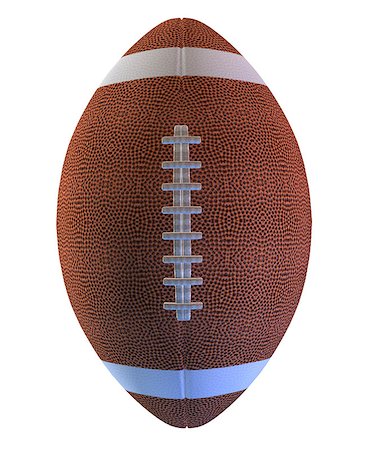 simsearch:400-06083555,k - Digitally rendered illustration of an american football ball. Stockbilder - Microstock & Abonnement, Bildnummer: 400-08431486