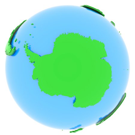 simsearch:400-08429848,k - Antarctic, political map of the world in different shades of green. Foto de stock - Royalty-Free Super Valor e Assinatura, Número: 400-08431611