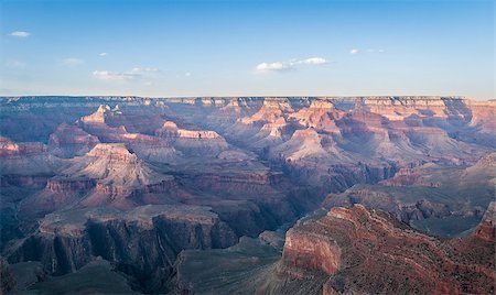 Beautiful Landscape of Grand Canyon north rim  with the Colorado River visible during dusk Stock Photo - Budget Royalty-Free & Subscription, Code: 400-08431731