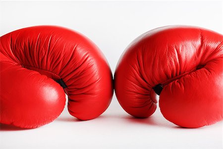 A pair of red boxing gloves. Sports concept. Stock Photo - Budget Royalty-Free & Subscription, Code: 400-08432235