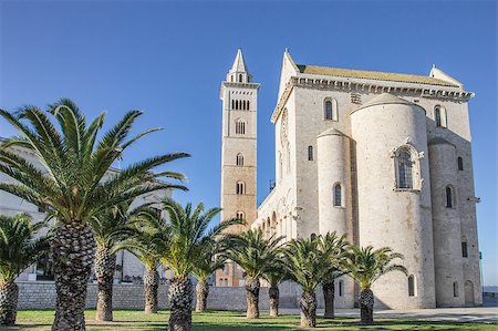 simsearch:400-05355685,k - Cathedral of Trani, Italy, with palm trees in front Fotografie stock - Microstock e Abbonamento, Codice: 400-08432427