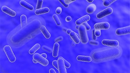 3D illustration of bacteria background Stock Photo - Budget Royalty-Free & Subscription, Code: 400-08432817
