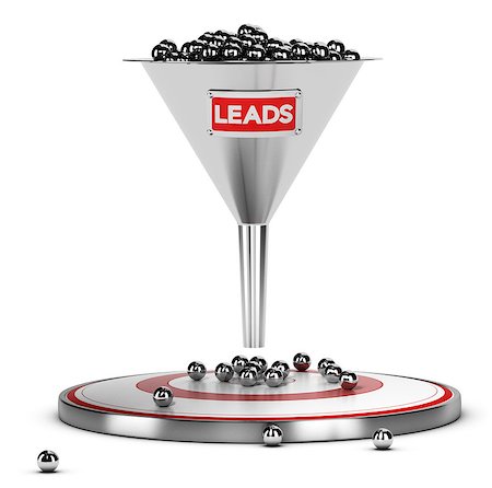 simsearch:400-07309669,k - funnel with many metallic spheres and one target over white background. Illustration concept of sales lead nurturing Stock Photo - Budget Royalty-Free & Subscription, Code: 400-08432832