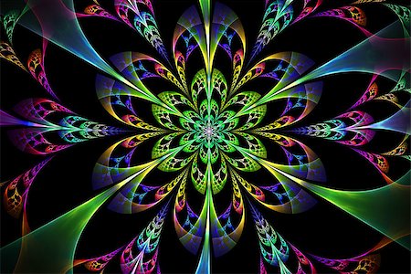 Abstract fractal fantasy multicolored pattern and shapes.Fractal artwork for creative design,flyer cover, interior, poster. Stockbilder - Microstock & Abonnement, Bildnummer: 400-08433174
