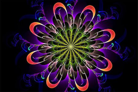 Abstract fractal fantasy  pattern and shapes.Fractal artwork for creative design,flyer cover, interior, poster. Stockbilder - Microstock & Abonnement, Bildnummer: 400-08433172