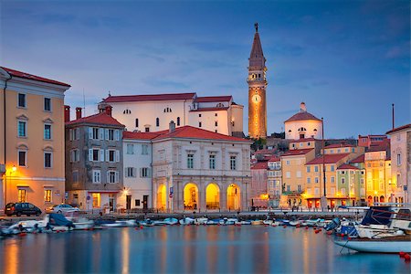 simsearch:400-08253455,k - Piran is one of the most beautiful cities in the Mediterranean, Slovenia. Foto de stock - Super Valor sin royalties y Suscripción, Código: 400-08433736