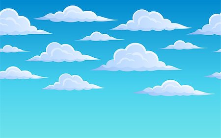 simsearch:400-04272687,k - Clouds on sky theme 2 - eps10 vector illustration. Stockbilder - Microstock & Abonnement, Bildnummer: 400-08433760