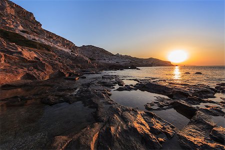 porojnicu (artist) - sunrise on the beach. Kos island, Greece Foto de stock - Super Valor sin royalties y Suscripción, Código: 400-08433817