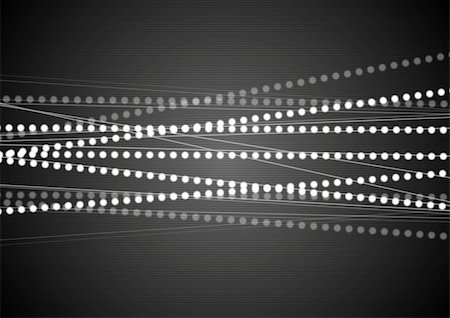 Black and white abstract tech background. Vector design Stock Photo - Budget Royalty-Free & Subscription, Code: 400-08494112