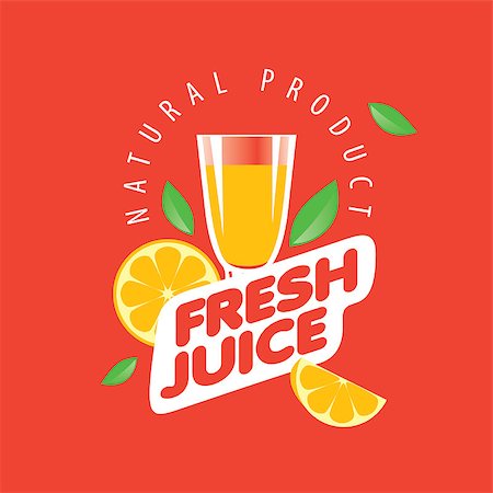 vector icon fresh juice from natural products Stock Photo - Budget Royalty-Free & Subscription, Code: 400-08494335