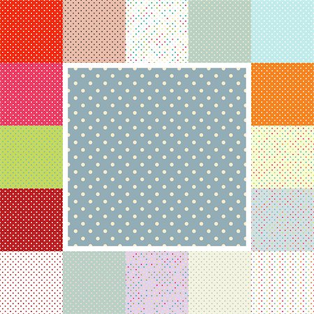 simsearch:400-05669276,k - Polka dots set. EPS 10 vector file included Photographie de stock - Aubaine LD & Abonnement, Code: 400-08494388