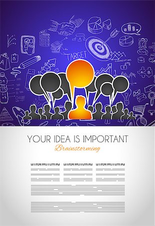education abstract - Teamwork Brainstorming communication concept art. People communicating around the globe with a lot of ideas and possible solutions Stock Photo - Budget Royalty-Free & Subscription, Code: 400-08494420