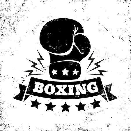 sales training - Vintage vector logo for boxing with glove Stock Photo - Budget Royalty-Free & Subscription, Code: 400-08494459