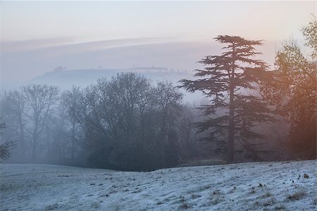 Cotswold landscape in winter, England. Photographie de stock - Aubaine LD & Abonnement, Code: 400-08494785