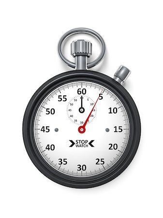 simsearch:400-05923990,k - An image of a red typical stopwatch Stock Photo - Budget Royalty-Free & Subscription, Code: 400-08494987