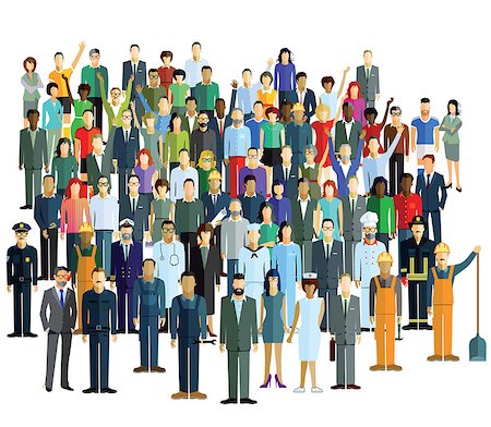 Sociable population Stock Photo - Budget Royalty-Free & Subscription, Code: 400-08496243