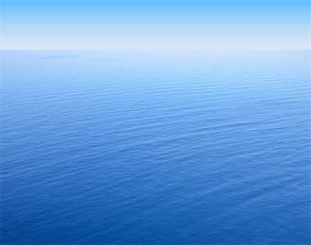 studio023 (artist) - blue sea levels overlooking the horizon Stockbilder - Microstock & Abonnement, Bildnummer: 400-08496418