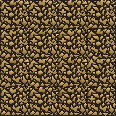 simsearch:400-06640545,k - Vector seamless abstract polygon background. Gold stones pattern Stock Photo - Budget Royalty-Free & Subscription, Code: 400-08496501