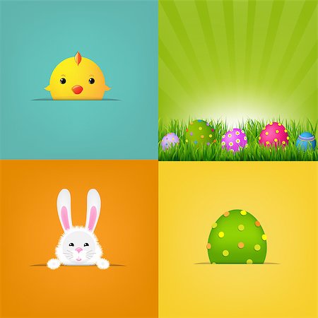 simsearch:400-06073581,k - Easter Cards Set With Gradient Mesh, Vector Illustration Foto de stock - Royalty-Free Super Valor e Assinatura, Número: 400-08496953