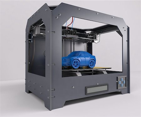3D Render of 3 Dimensional  Printer Stock Photo - Budget Royalty-Free & Subscription, Code: 400-08497081