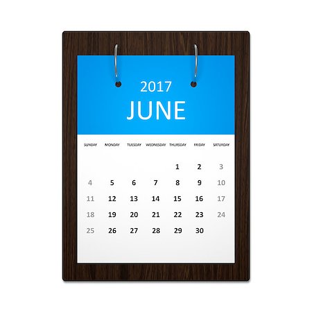 An image of a stylish calendar for event planning 2017 june Stock Photo - Budget Royalty-Free & Subscription, Code: 400-08497504