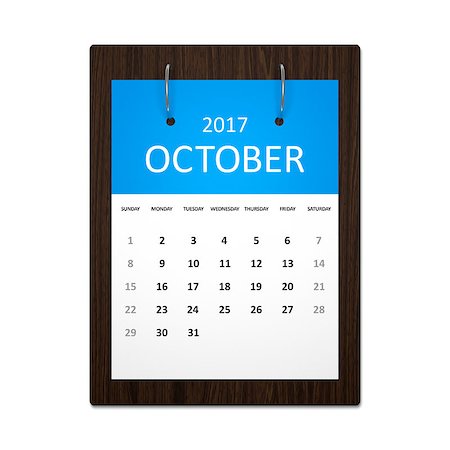 An image of a stylish calendar for event planning 2017 october Stock Photo - Budget Royalty-Free & Subscription, Code: 400-08497508