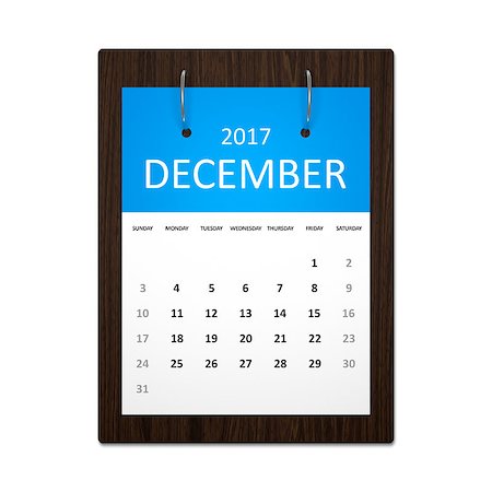 An image of a stylish calendar for event planning 2017 december Stock Photo - Budget Royalty-Free & Subscription, Code: 400-08497500