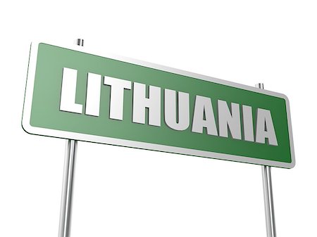 simsearch:400-04307269,k - Lithuania concept image with hi-res rendered artwork that could be used for any graphic design. Photographie de stock - Aubaine LD & Abonnement, Code: 400-08497610