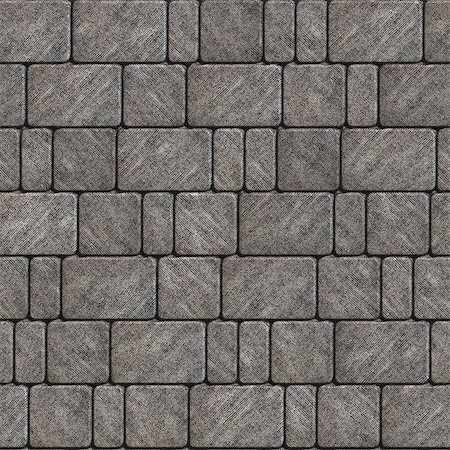 simsearch:400-04875459,k - Gray Scuffed Concrete Pavement Laid as Squares and Rectangles. Seamless Tileable Texture. Photographie de stock - Aubaine LD & Abonnement, Code: 400-08497786