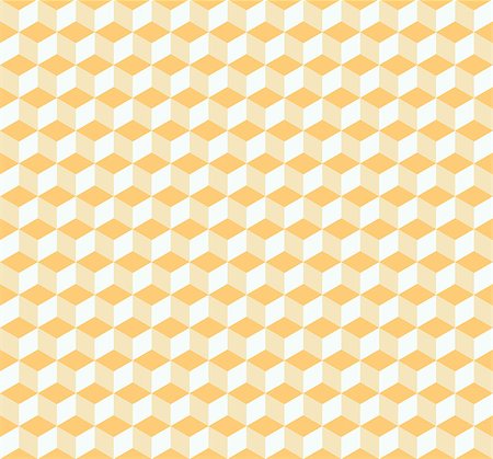 simsearch:400-08625011,k - Vector seamless abstract isometric cubes pattern in light yellow Stock Photo - Budget Royalty-Free & Subscription, Code: 400-08497930