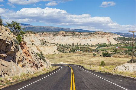Scenic byway 12 near Boulder in Utah, USA Stock Photo - Budget Royalty-Free & Subscription, Code: 400-08498016