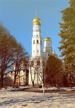 simsearch:400-07299937,k - Beautiful Ivan the Great Bell in the Moscow Kremlin Stock Photo - Budget Royalty-Free & Subscription, Code: 400-08498574