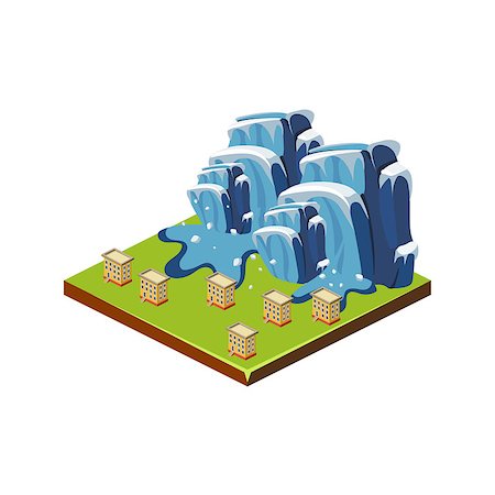 simsearch:400-08654218,k - Tsunami. Natural Disaster Icon. 3d Vector Illustration Photographie de stock - Aubaine LD & Abonnement, Code: 400-08499567