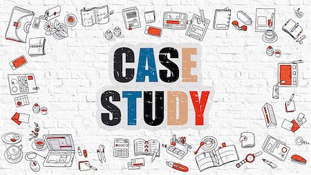 simsearch:400-08772702,k - Case Study Concept. Case Study Drawn on White Wall. Case Study in Multicolor. Modern Style Illustration. Doodle Design Style of Case Study. Line Style Illustration. White Brick Wall. Stock Photo - Budget Royalty-Free & Subscription, Code: 400-08499711