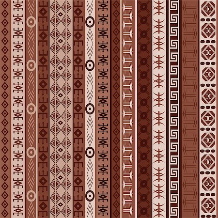 simsearch:400-07243881,k - Brown ethnic carpet with african elements Stockbilder - Microstock & Abonnement, Bildnummer: 400-08499810