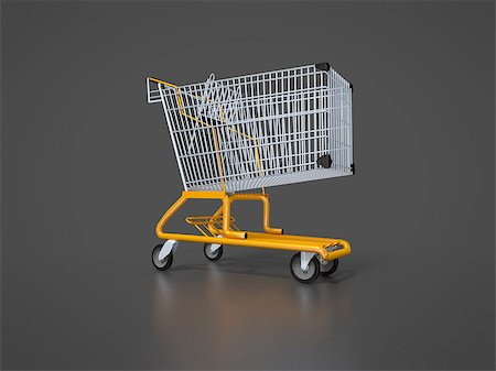 simsearch:400-08899989,k - An image of a typical shopping cart Stockbilder - Microstock & Abonnement, Bildnummer: 400-08499854