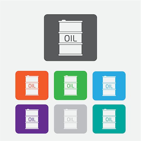 simsearch:400-08529010,k - Oil Barrel icon or sign, vector illustration. color icon. Photographie de stock - Aubaine LD & Abonnement, Code: 400-08499870