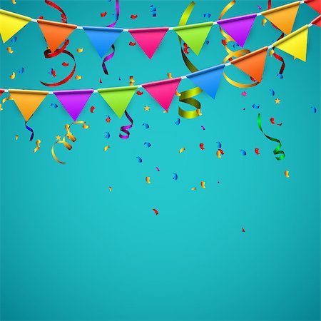 simsearch:400-06694470,k - Party Background with Flags Vector Illustration. EPS10 Stock Photo - Budget Royalty-Free & Subscription, Code: 400-08499888