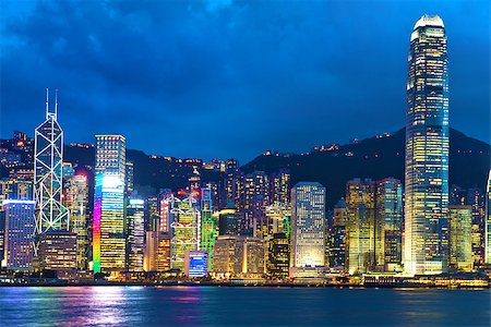 Hong Kong Island from Kowloon. Stock Photo - Budget Royalty-Free & Subscription, Code: 400-08491678