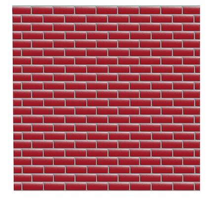 part of the wall of red brick Foto de stock - Super Valor sin royalties y Suscripción, Código: 400-08491733