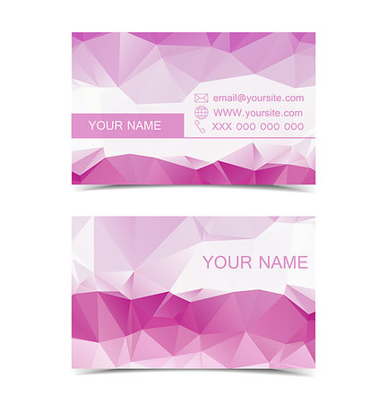 simsearch:400-07331919,k - Set of two sided business cards designs Stock Photo - Budget Royalty-Free & Subscription, Code: 400-08491786